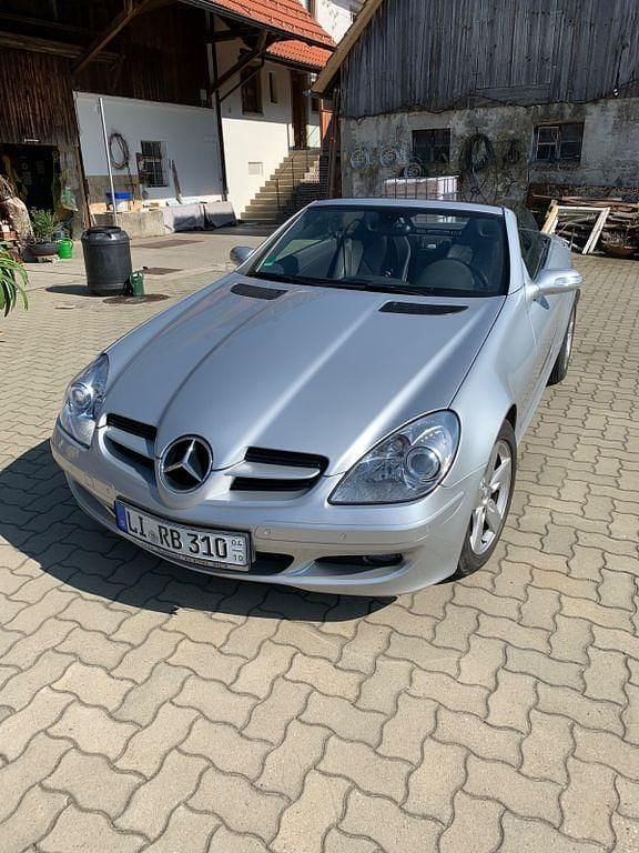 Gebraucht Mercedes SLK200 163 PS (119 kW) 2005 Silber Cabrio