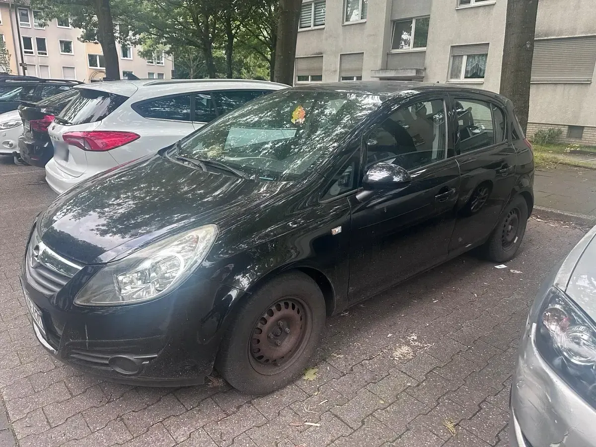 Gebraucht Opel Corsa 80 PS (58 kW) 2008 Schwarz Kleinwagen