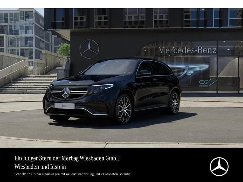 Schwarz Gebraucht 2022 Mercedes EQC400 AMG line SUV | 34.890 € (Guter Preis) - Bild 1/4