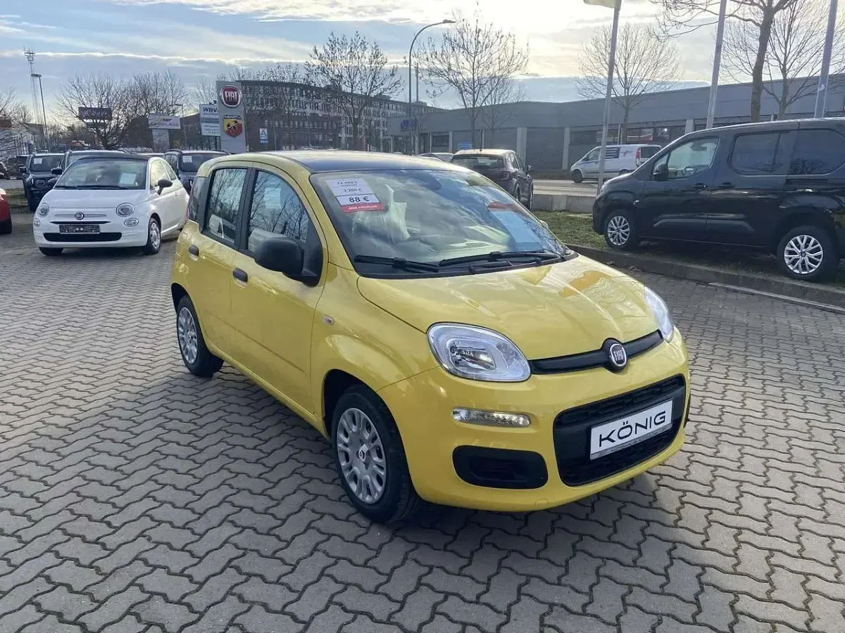 Neu Fiat Panda 69 PS (50 kW) 2025 Positano gelb dach schwarz (ge Kleinwagen