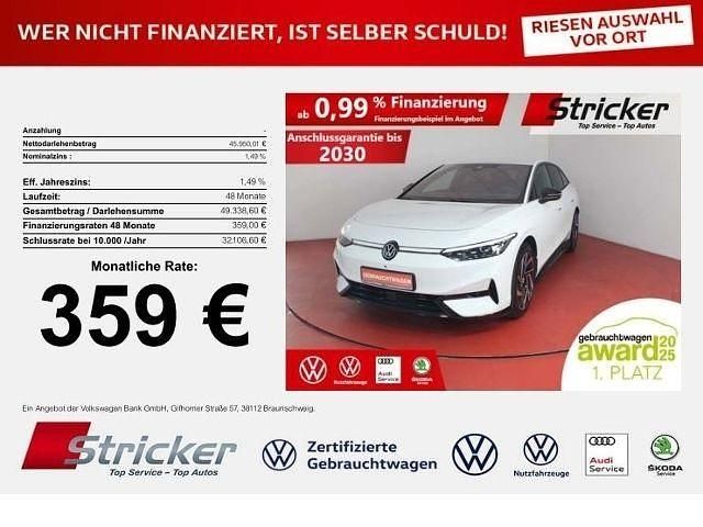 Gletscherweiß metallic Gebraucht 2025 VW ID.7 Pro Limousine | 45.949 € (Teuer) - Bild 1/4