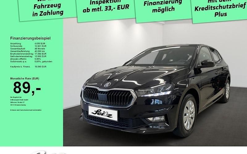 Schwarz Gebraucht 2024 Skoda Fabia Selection Limousine | 19.873 € (Fairer Preis) - Bild 1/4
