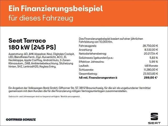 Grau Gebraucht 2021 Seat Tarraco XCELLENCE SUV | 28.750 € (Fairer Preis) - Bild 1/1