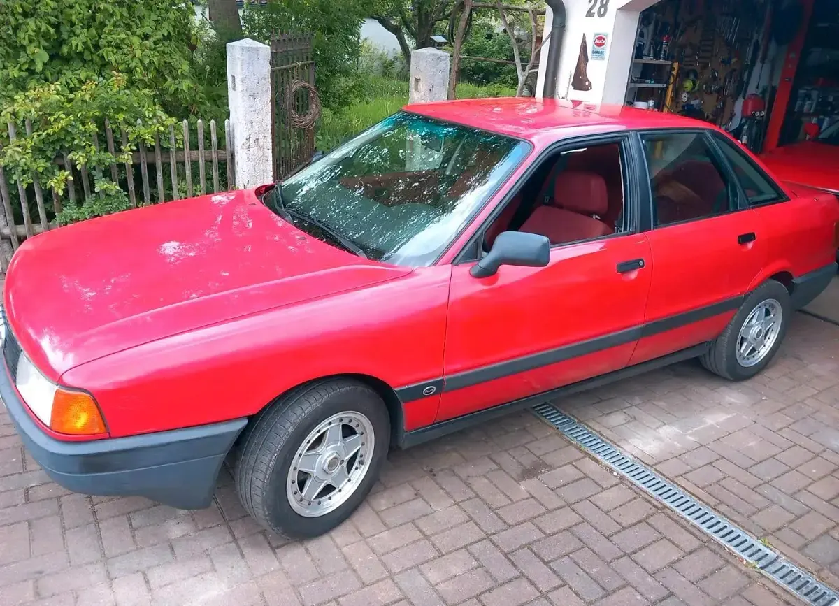 Occasion Audi 80 70 ch (51 kW) 1991 Rouge Berline