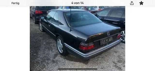 Brugt Mercedes E320 220 HK (161 kW) 1996 Sort Coupe