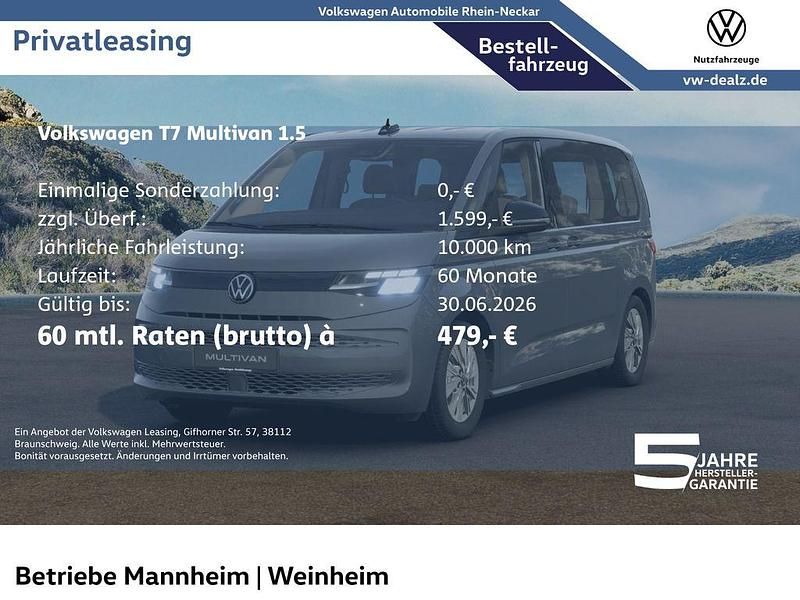 Nouă VW Multivan 245 CP (180 kW) 2026 Monovolum