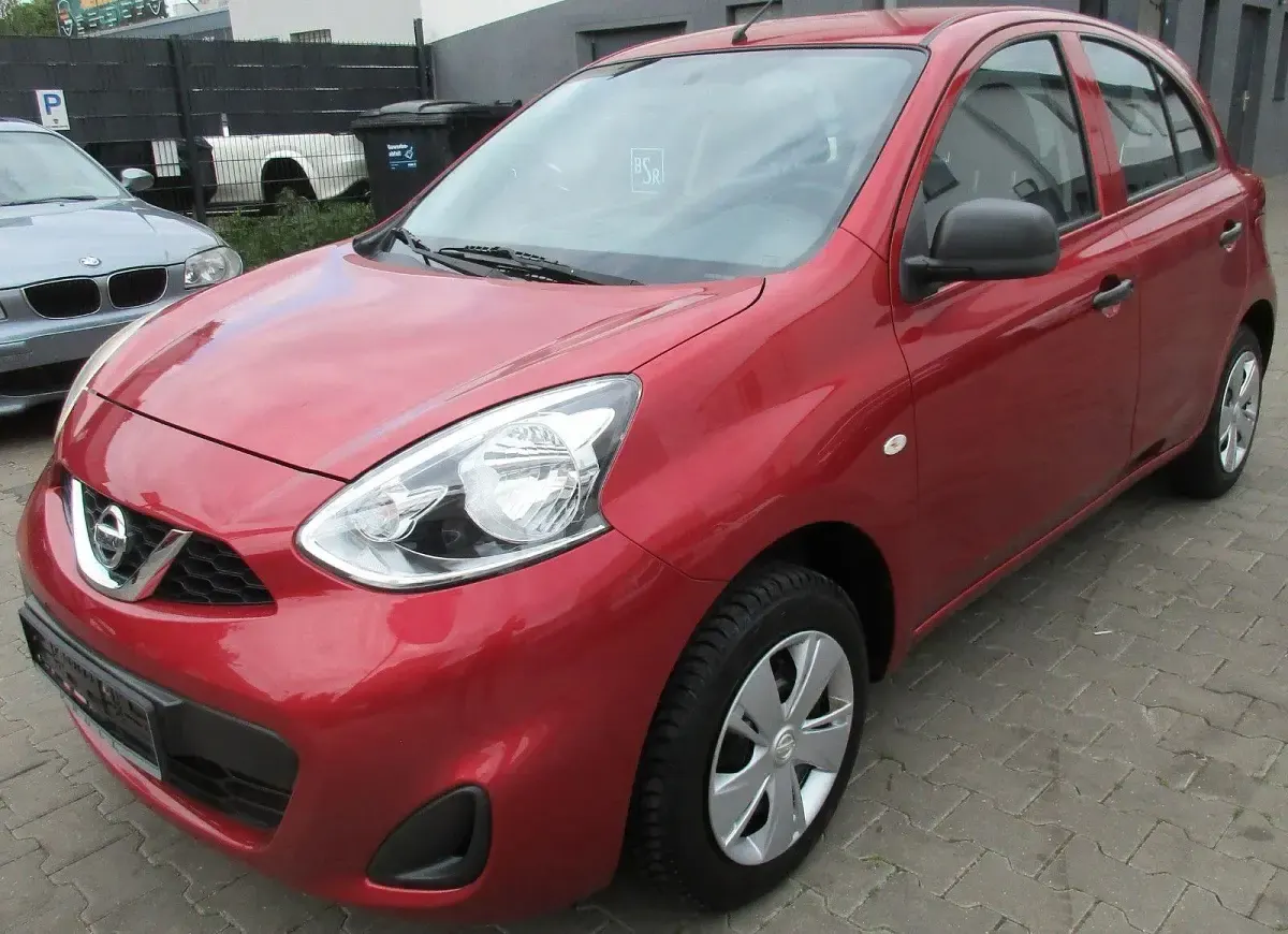 Gebraucht Nissan Micra Visia 80 PS (58 kW) 2014 Rot Kleinwagen