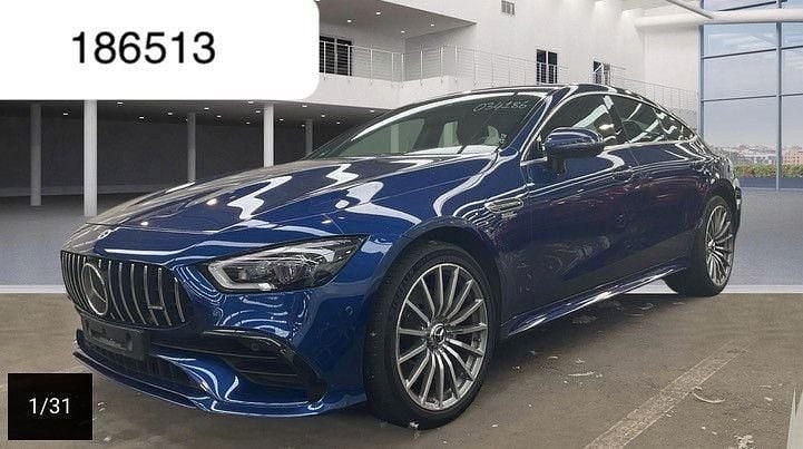 Brillantblau (metallic) Gebraucht 2020 Mercedes AMG GT 43 AMG Coupé | 59.500 € (Superpreis) - Bild 1/4