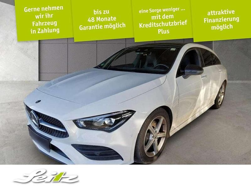 Weiß Gebraucht 2020 Mercedes CLA200 Shooting Brake AMG line Kombi | 26.799 € (Guter Preis) - Bild 1/3