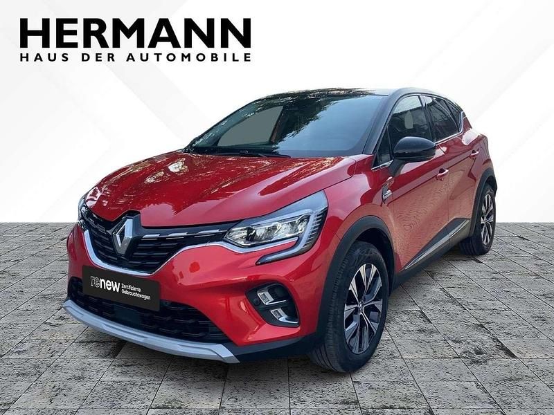 Dezirrot, dach blac (rot) Gebraucht 2022 Renault Captur Techno SUV | 23.989 € (Teuer) - Bild 1/4