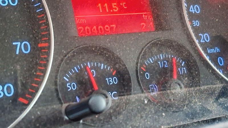 Gebraucht VW Touran Basis 116 PS (85 kW) 2005 Schwarz Van / Kleinbus