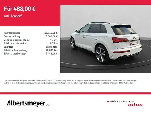 Używany Audi Q5 S-Line 367 KM (269 kW) 2025 Biały SUV