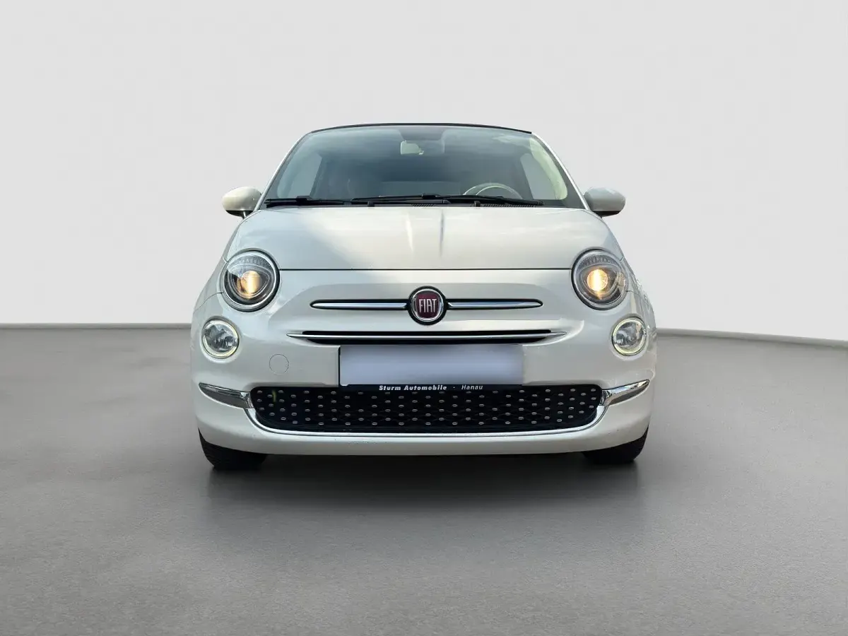 Gebraucht Fiat 500 Lounge 69 PS (50 kW) 2018 Weiß Cabrio