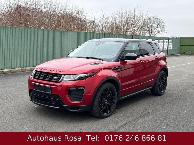 Rot Gebraucht 2016 Land Rover Range Rover evoque Black Edition SUV | 9.950 € (Superpreis) - Bild 1/4