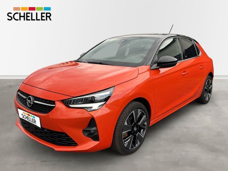 Orange Gebraucht 2021 Opel Corsa-e Ultimate Kleinwagen | 17.700 € (Etwas zu teuer) - Bild 1/4