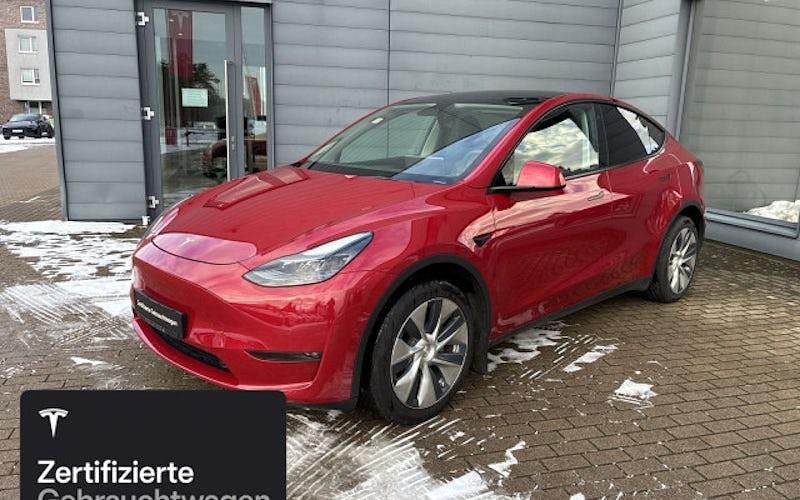 Rot Gebraucht 2022 Tesla Model Y SUV | 34.500 € (Guter Preis) - Bild 1/4