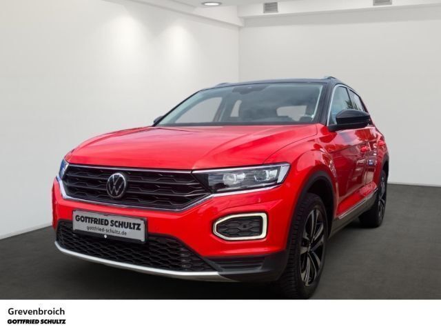 Rot Gebraucht 2021 VW T-Roc United SUV | 21.480 € (Superpreis) - Bild 1/4