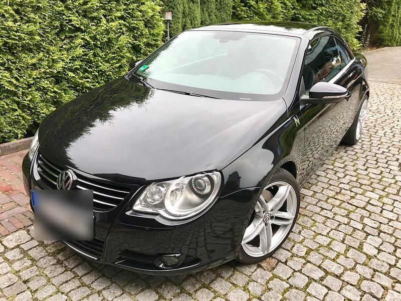 Schwarz Gebraucht 2009 VW Eos GT Cabrio | 5.555 € (Etwas zu teuer) - Bild 1/4