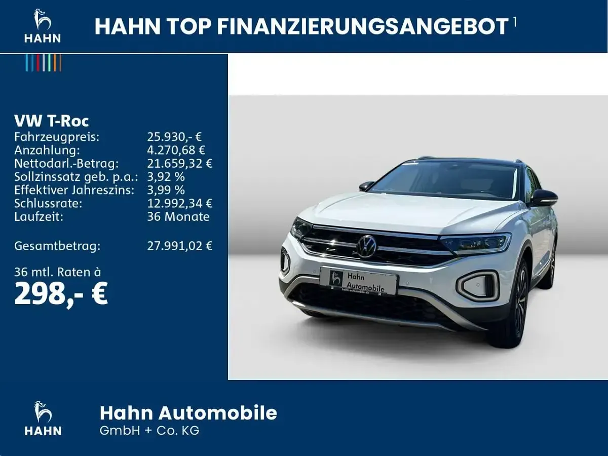 Usata VW T-Roc Style 150 CV (110 kW) 2022 Bianco SUV