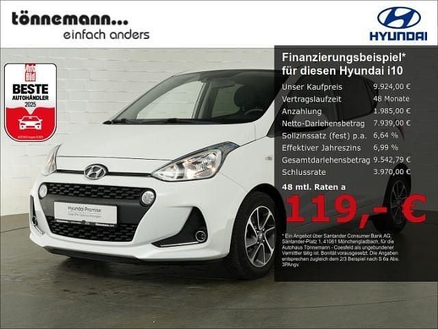 Weiss Gebraucht 2019 Hyundai i10 Trend Kleinwagen | 9.924 € (Guter Preis) - Bild 1/4