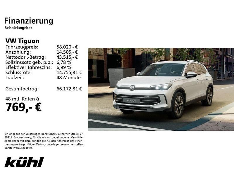Ny VW Tiguan Elegance 150 HK (110 kW) 2026 Hvid SUV