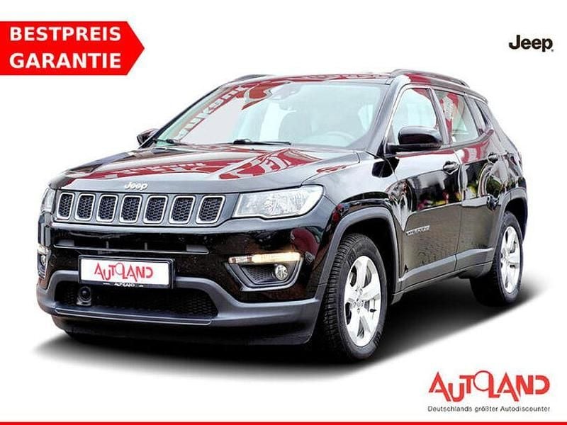 Schwarz (metallic) Gebraucht 2018 Jeep Compass SUV | 17.490 € (Fairer Preis) - Bild 1/4