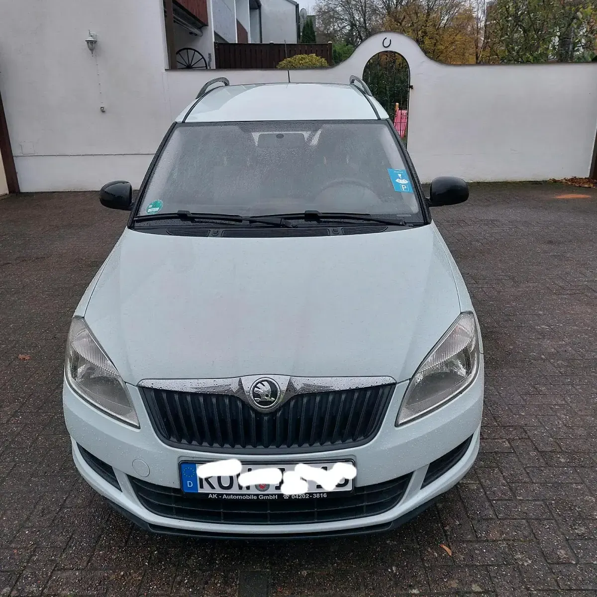Gebraucht Skoda Roomster 75 PS (55 kW) 2015 Weiß Van / Kleinbus