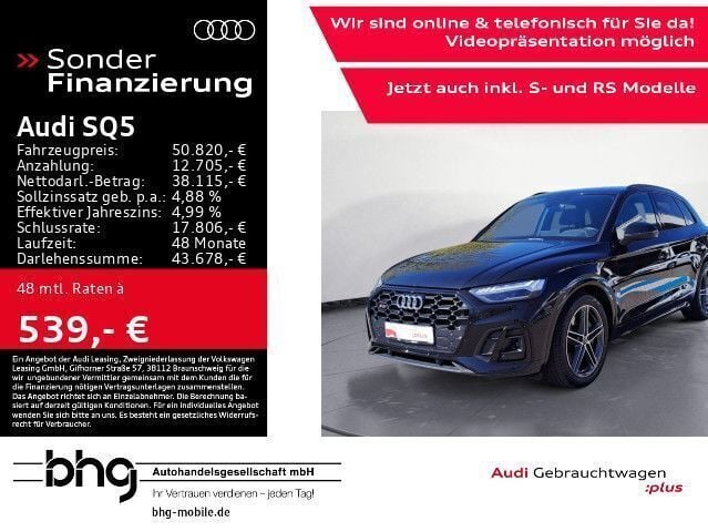 Schwarz Gebraucht 2021 Audi SQ5 Business SUV | 50.820 € (Fairer Preis) - Bild 1/4