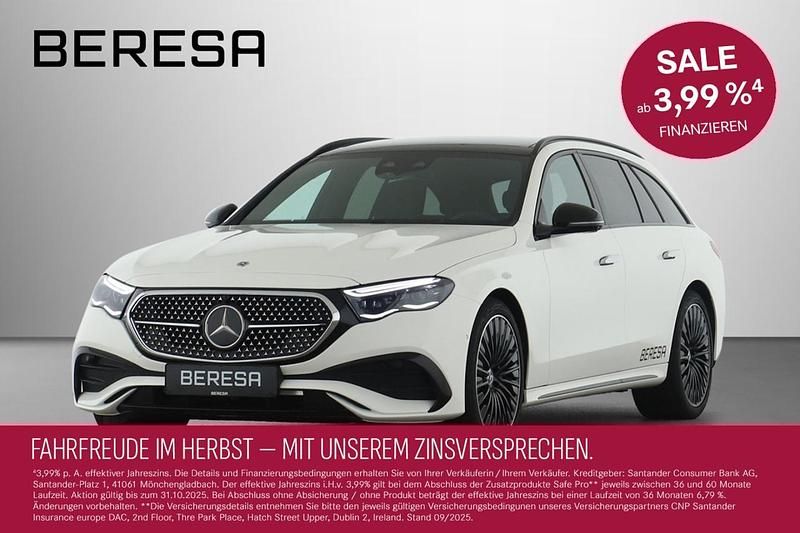 Polarweiß Gebraucht 2025 Mercedes E220 AMG Kombi | 61.500 € - Bild 1/4