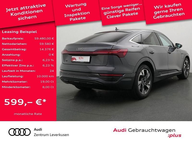 Gebraucht Audi e-tron Sportback Advanced 300 kW (408 PS) 2025 Grau SUV