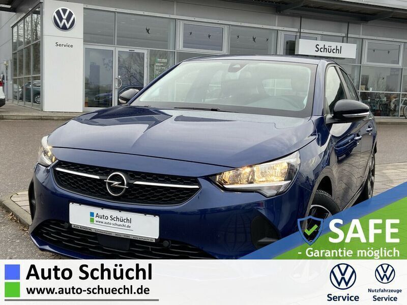 Blau Gebraucht 2021 Opel Corsa-e Edition Kleinwagen | 13.270 € (Superpreis) - Bild 1/4
