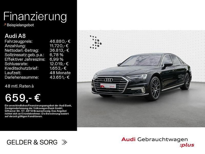Schwarz Gebraucht 2020 Audi A8 Ambiente Limousine | 46.880 € (Superpreis) - Bild 1/4