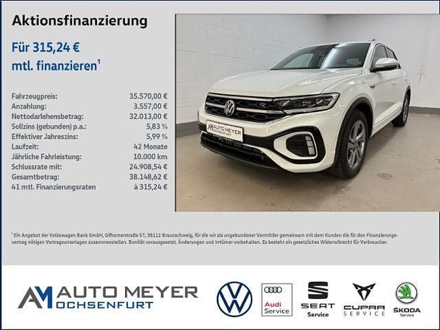 Weiß Gebraucht 2025 VW T-Roc IQ Drive SUV | 35.570 € (Superpreis) - Bild 1/4