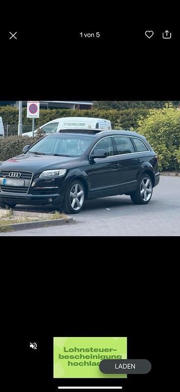Schwarz Gebraucht 2007 Audi Q7 SUV | 6.800 € (Fairer Preis) - Bild 1/4
