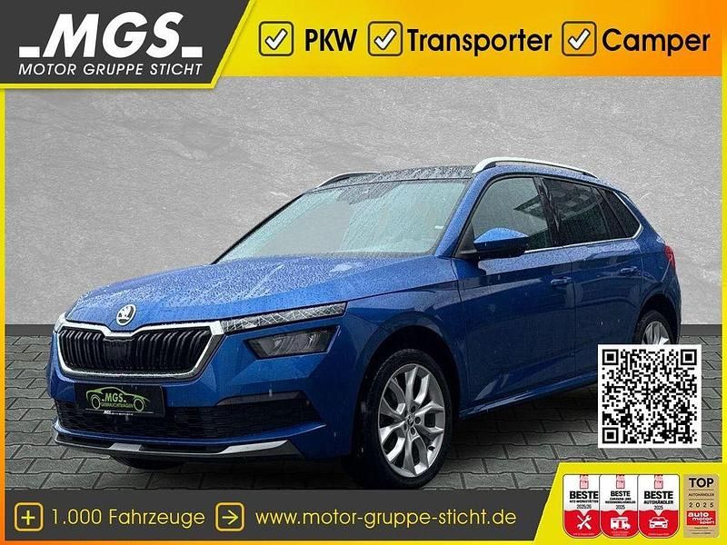 Raceblau metallic Gebraucht 2020 Skoda Kamiq Ambition SUV | 20.850 € (Fairer Preis) - Bild 1/4