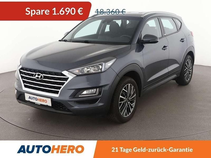 Grau Gebraucht 2020 Hyundai Tucson Advantage SUV | 16.670 € (Superpreis) - Bild 1/3
