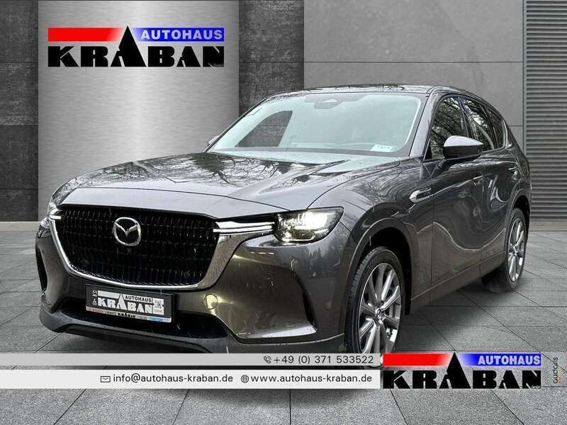 Machine grey Gebraucht 2023 Mazda CX-60 Exclusive-Line SUV | 41.990 € (Guter Preis) - Bild 1/4