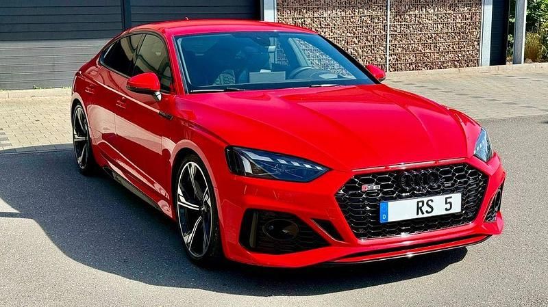 Rot Gebraucht 2020 Audi RS5 Sportback Sport Limousine | 54.900 € (Guter Preis) - Bild 1/4