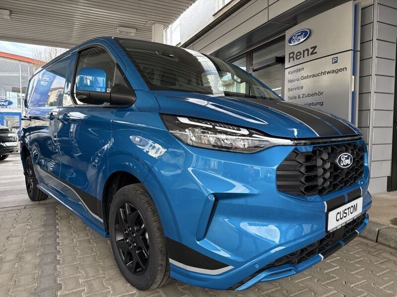 Blau Neu 2025 Ford Transit Custom Sport Abholung | 59.500 € (Teuer) - Bild 1/4