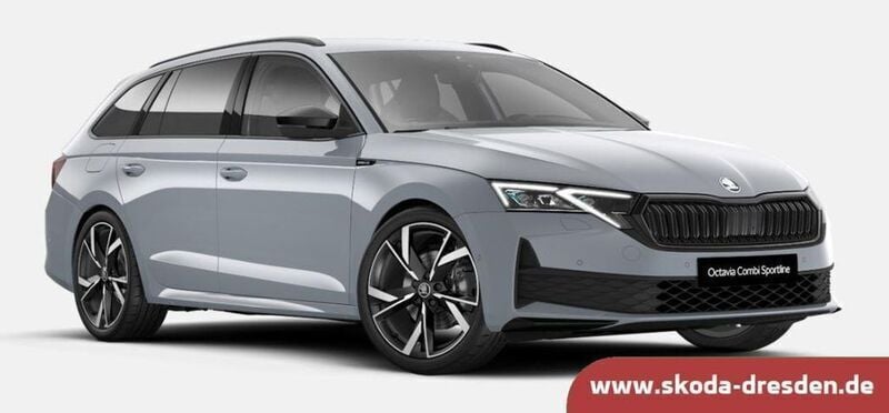Grau Neu 2025 Skoda Octavia SportLine Kombi | 45.780 € - Bild 1/4