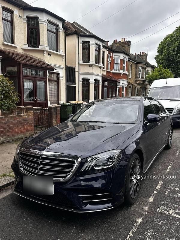 Blau Gebraucht 2018 Mercedes S350 Limousine | 28.000 € - Bild 1/4