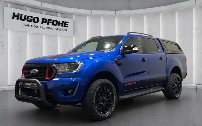 Blau Gebraucht 2023 Ford Ranger Abholung | 38.990 € (Fairer Preis) - Bild 1/4
