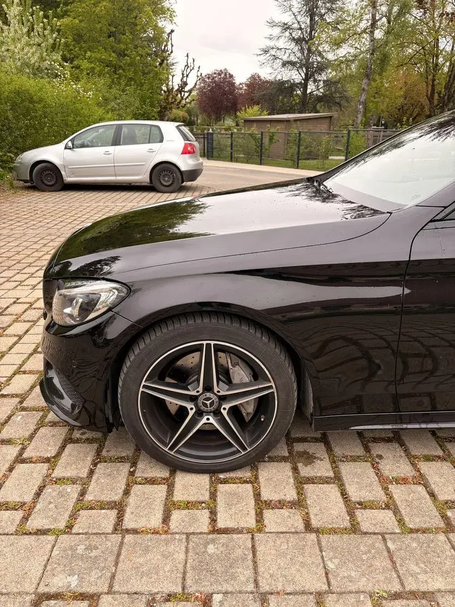 Gebraucht Mercedes C250 AMG line 204 PS (150 kW) 2017 Schwarz Coupé