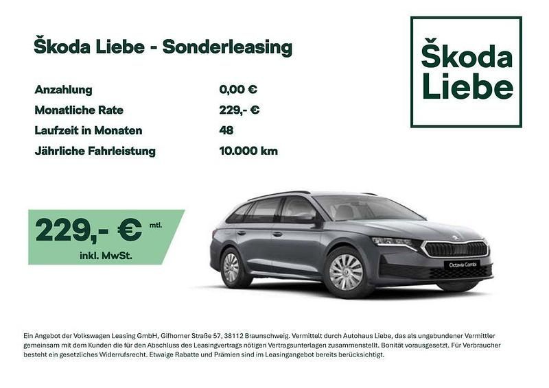 Grau Neu 2025 Skoda Octavia Kombi | 23.450 € (Superpreis) - Bild 1/4