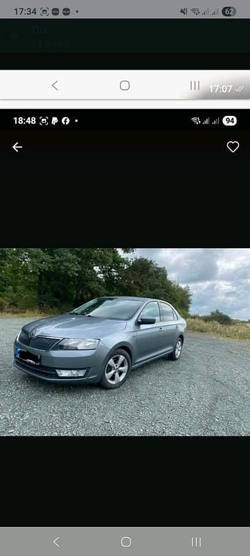 Gebraucht Skoda Rapid 108 PS (79 kW) 2013 Grau Kleinwagen