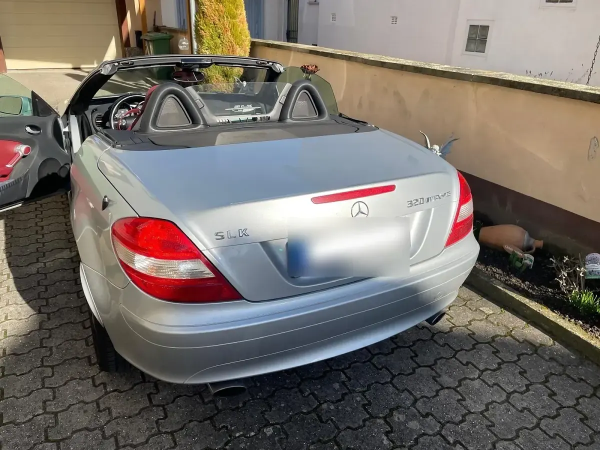 Gebraucht Mercedes SLK200 163 PS (119 kW) 2005 Silber Cabrio