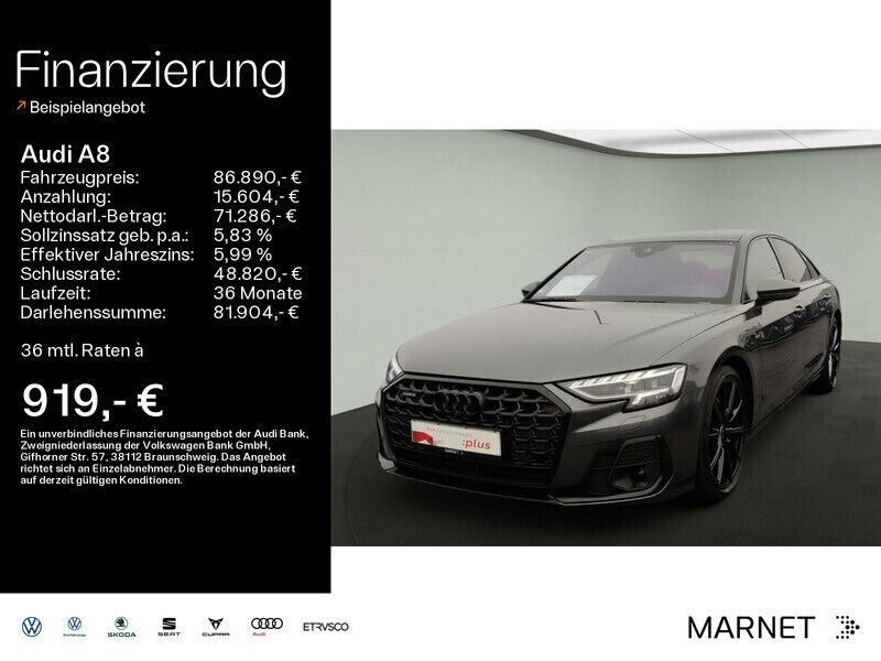 Daytonagrau perleffekt Gebraucht 2024 Audi A8 Ambiente Limousine | 86.890 € - Bild 1/4