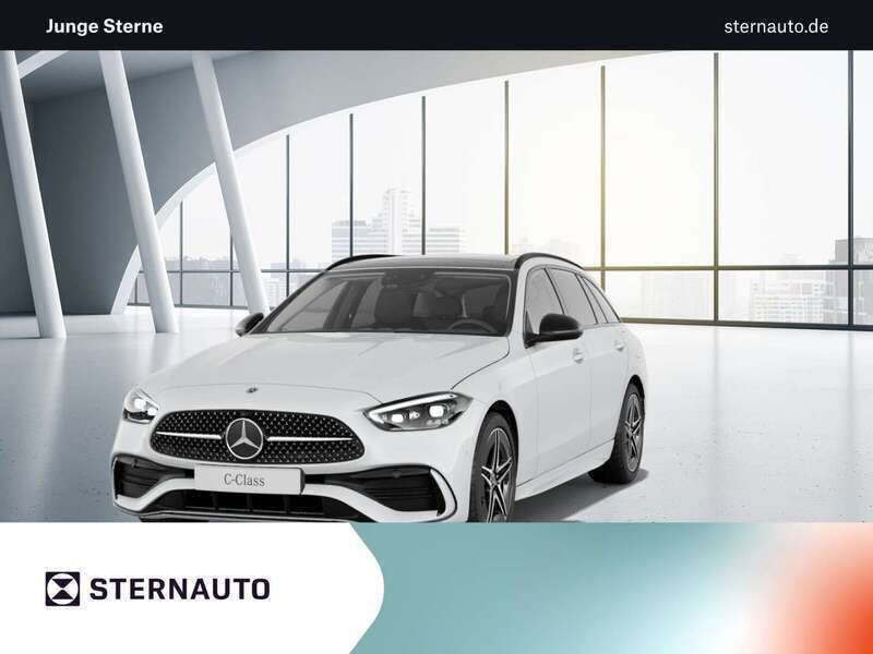 Weiß Gebraucht 2022 Mercedes C300e AMG Kombi | 31.892 € (Guter Preis) - Bild 1/4