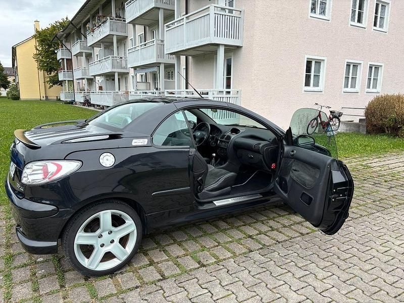 Schwarz Gebraucht 2006 Peugeot 206 CC RC Cabrio | 3.500 € (Teuer) - Bild 1/4
