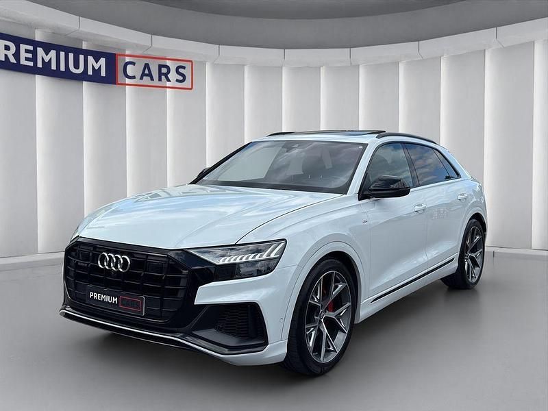 Gletscherweiss Gebraucht 2018 Audi Q8 S-Line SUV | 52.490 € (Etwas zu teuer) - Bild 1/4